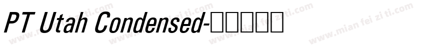 PT Utah Condensed字体转换